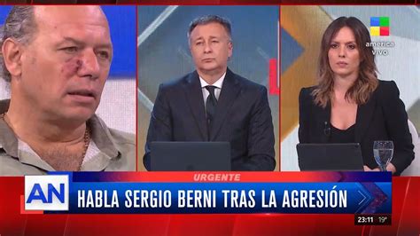 Habló Sergio Berni tras la agresión en la protesta de colectiveros