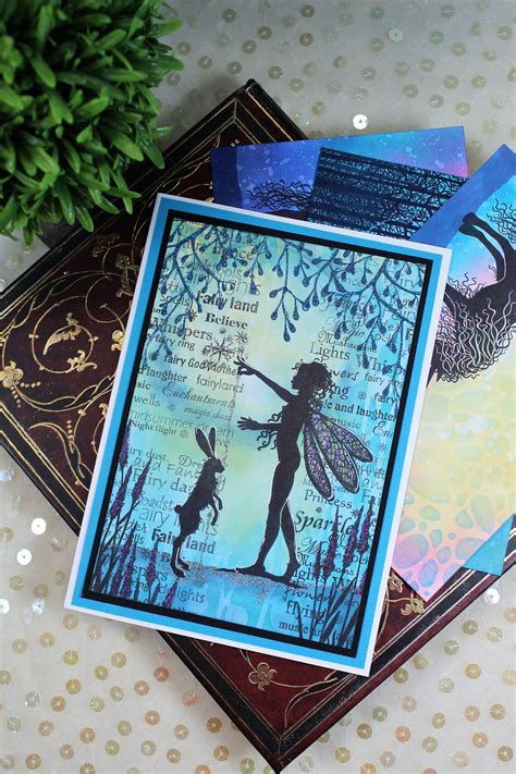 Handcrafted Fairy Themed Greeting Card Etsy