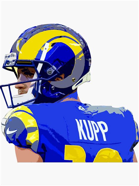 "Cooper Kupp" Sticker for Sale by Hstlrs | Redbubble