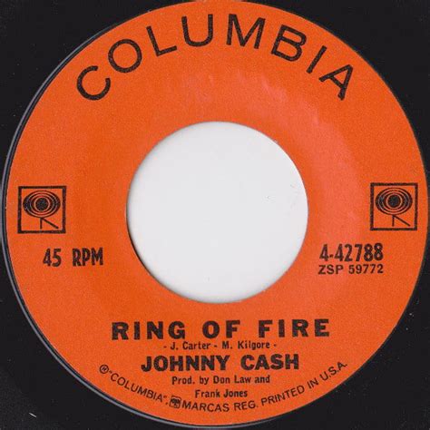 Ring Of Fire Single Version Johnny Cash Official Site