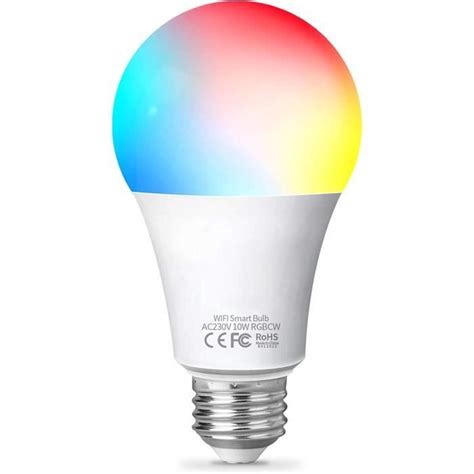 Ampoule Connectée Alexa Ampoule Intelligente 10W Wifi Led Smart Bulb