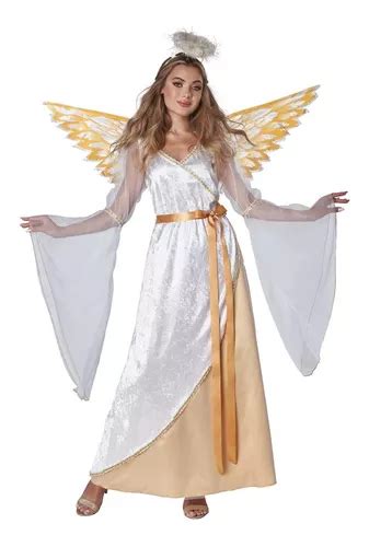 Disfraz Alas De Angel Blanco Navidad Pastorela Para Damas Mujer Envio