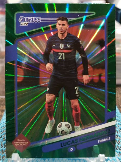 Panini Donruss Road To Qatar Holo Green Laser Lucas