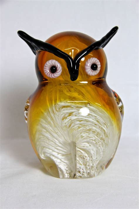 Fabulous Murano Glass Owl Italy At Stdibs Murano Owl Murano Glass