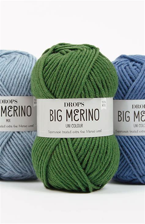 Drops Big Merino Knitting Yarn Superwash Treated Extra Fine Etsy