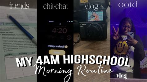 4am Ish High School Morning Routine Grwm Mini Vlog Ootd Chit Chat