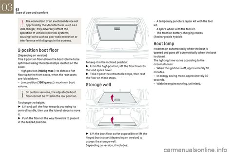 Change Wheel Citroen Ds Crossback Owners Manual Pages