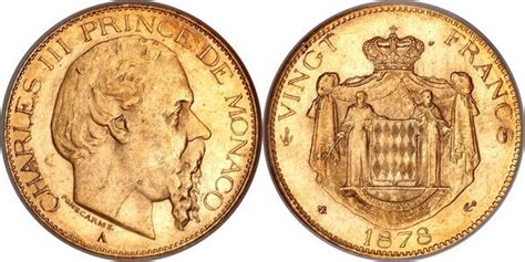 Francs Charles Iii Monaco Numista