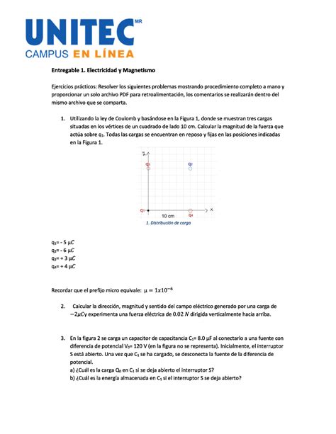 Entregable Apuntes Electricidad Y Magnetismo Studocu