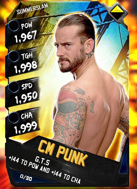 Cm Punk Wwe Supercard Summerslam By Chekorockstar On Deviantart