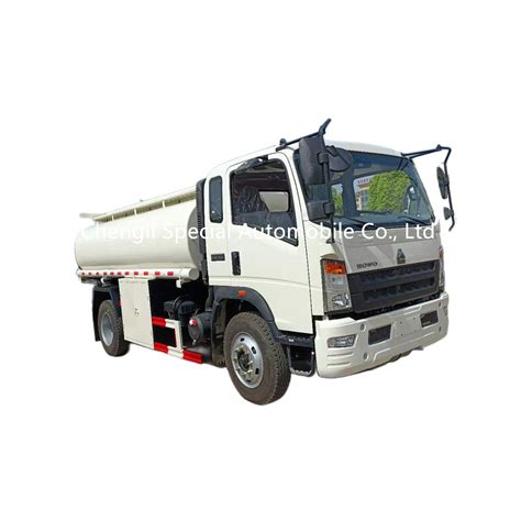 Customized Howo Cbm Ton Petrol Tank Mobile Fuel Bowser Truck With