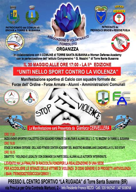 II EDIZIONE DI UNITI NELLO SPORT CONTRO LA VIOLENZA Brindisitime It