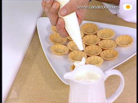 Cestitas Con Nata I Aki Oyarbide Video Receta Canal Cocina