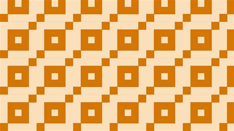 Free Orange Seamless Square Pattern Background Illustration