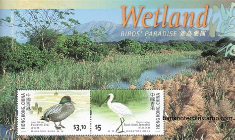 Hong Kong Wetland Birds' Paradise Booklet with Stamps – Banknotecoinstamp