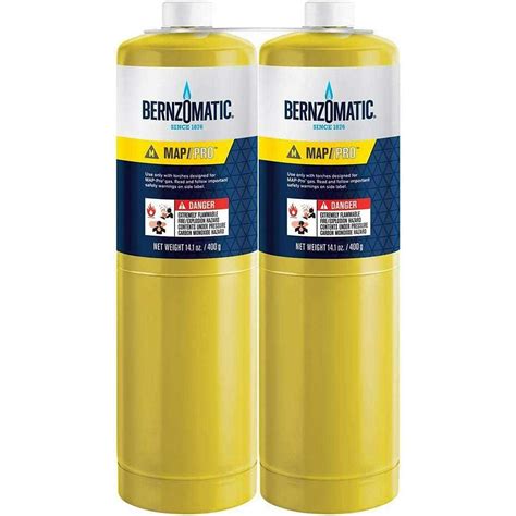 Oz Bernzomatic Pre Filled Map Pro Gas Torch Style Cylinder