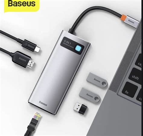 Baseus Metal Gleam Series In Multifunctional Type C Hub Docking