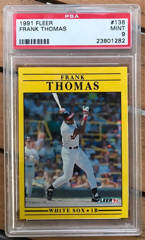 Auction Prices Realized Baseball Cards Fleer Frank Thomas