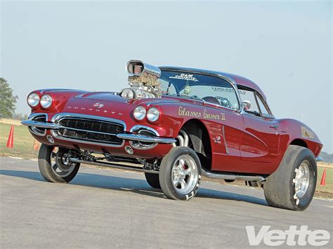 1963 Chevy Corvette Gasser Damn That Looks Wicked Straight Axle Skinnes On Front And