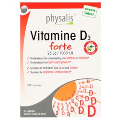 Productreviews Physalis Vitamine D Forte Mcg Capsules