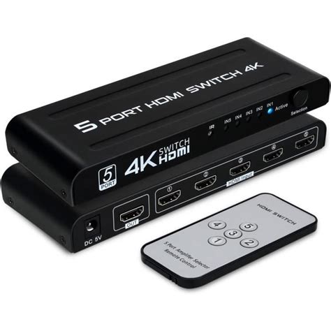 K Switch Hdmi Entr Es Sortie X Commutateur Hdmi Ports Avec