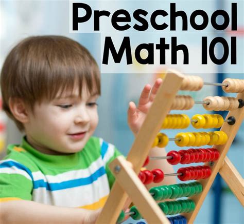 Preschool Math 101 Preschool Math Math Activities Preschool