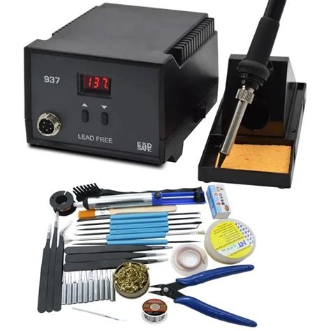 Strong High Quality 600w Soldering Station Electric Solder Iron 936 Led