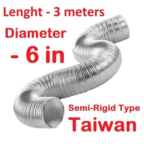 Kailangan Flexible Aluminum Air Duct 6 Inches X 3 Meters Aluminum