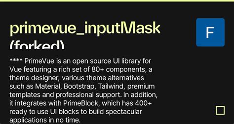 Primevue InputMask With Uppercase Forked Codesandbox