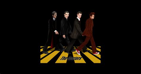 The Doctors at abbey road - Doctor Who - Posters and Art Prints | TeePublic