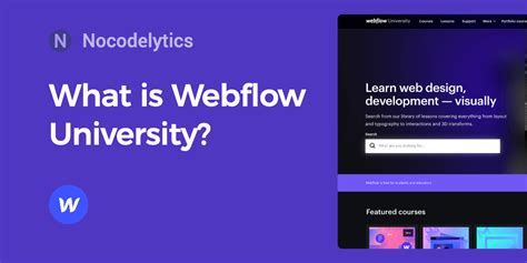 What Is Webflow University And Why Should You Use It Nocodelytics