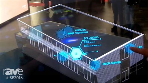 Ise Lang Presents Ghost Oled Transparent Interactive Display