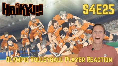 Olympic Volleyball Player Reacts To Haikyuu S E The Promised Land