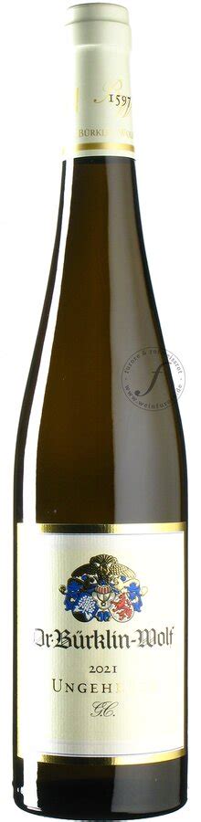 Riesling Ungeheuer G C Weingut Dr B Rklin Wolf Weinfurore