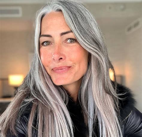 Gray Never Equals Old A Model Luisa Dunn Ditches Hair Dye And