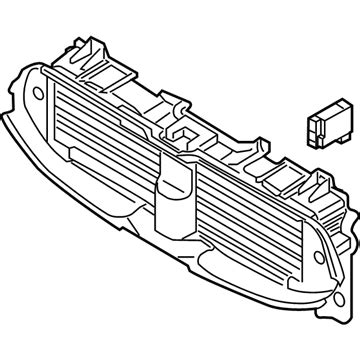 869503T500 Genuine Kia Flap Duct Assembly Active Air