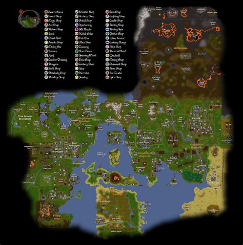 Runescape Old Map