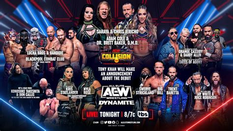 Aew Dynamite Results May 31 2023 Jericho And Saraya Vs Cole And Baker