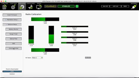 Gimbal Tarot 2d Setup Apm Planner Youtube