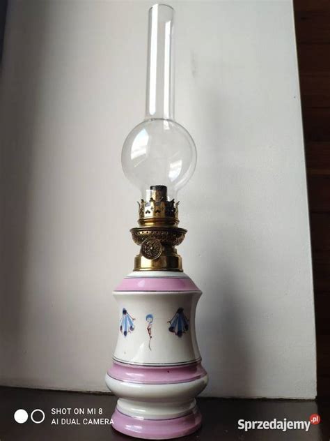 Stara Francuska Porcelanowa Lampa Naftowa Xix W Krak W Sprzedajemy Pl