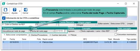 Cómo contabilizar un REP