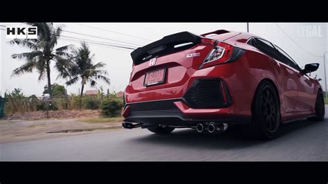 Hks Legal Honda Civic Fk Carbon Tail Youtube