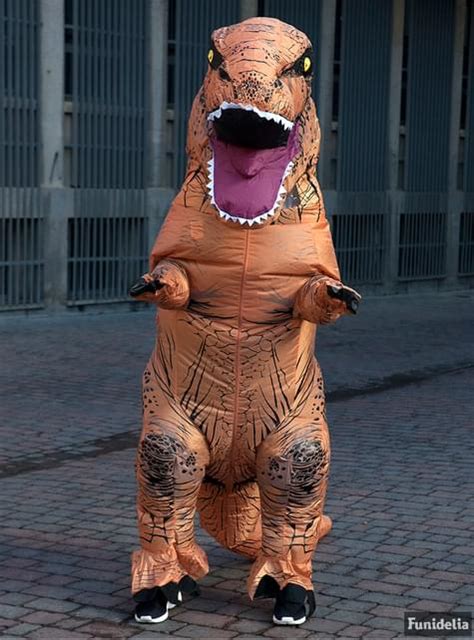 Inflatable T Rex Dinosaur Costume For Adults Jurassic World Funidelia