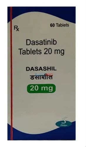 Dasatinib Dasashil 20mg Tablet At Rs 2818 Bottle Dasatinib Tablets In