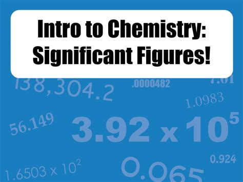 PPT Intro To Chemistry Significant Figures PowerPoint Presentation