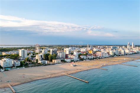 Lido Di Jesolo Beach, Italy Stock Photo - Image of tourism ...