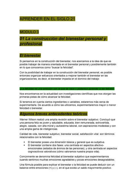 Aprender En El Siglo M M Aprender En El Siglo Modulo La