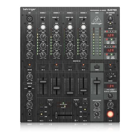 BEHRINGER DJX750 Professional 5 Channel DJ Mixer With Advanced Digital