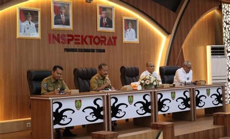 Inspektur Kalteng Buka Entry Meeting Evaluasi Perencanaan Dan