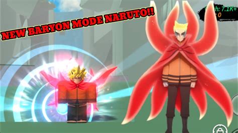 NARUTO BARYON MODE NOW READY New Update Roblox Ninja Tycoon